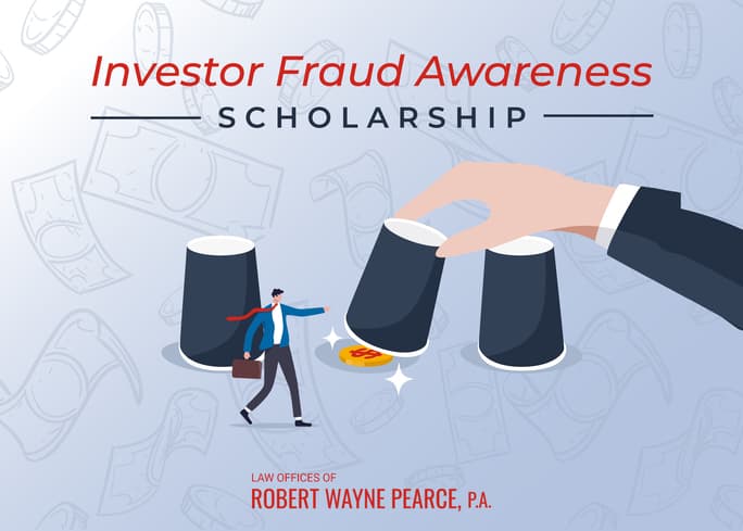 Robert Pearce investment fraud scholarship banner image