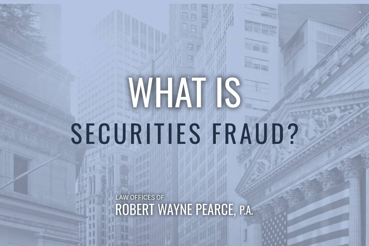 What is Securities Fraud?