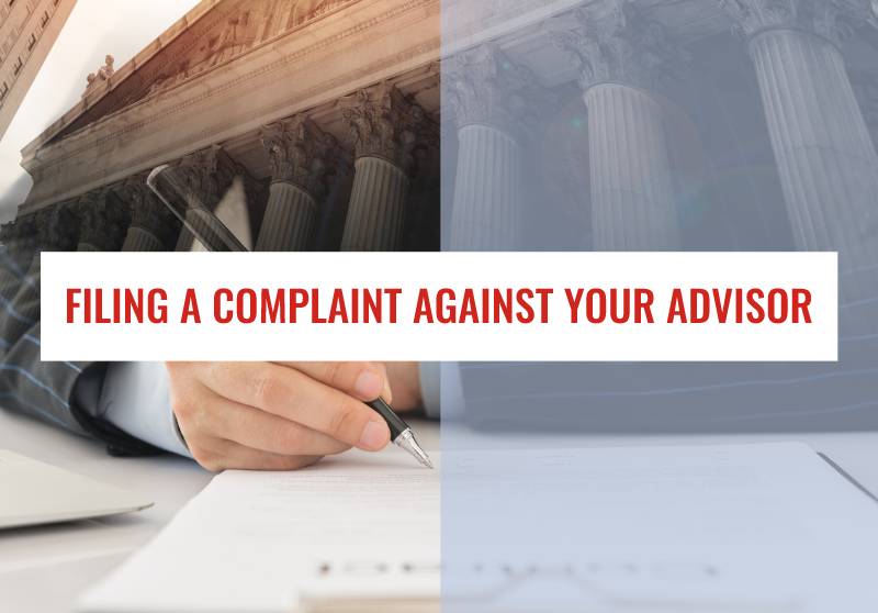 financial advisor complaints